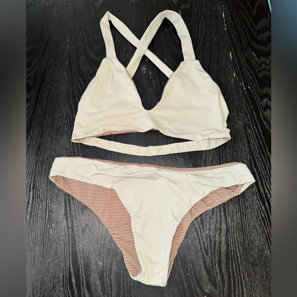 Acacia Swimwear Ho’okipa Set in Light Olive Green